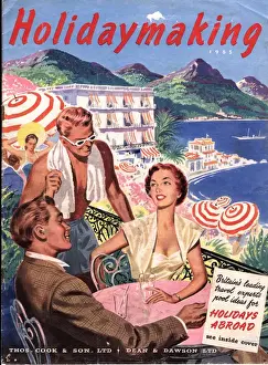 1950s Prints: 1950s UK holidays thomas cook travel agents tour operators holiday companies company