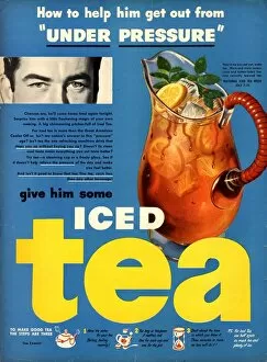 Advertise Collection: 1950s USA iced tea