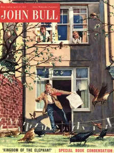 Horticulture Prints: 1955 1950s UK john bull birds disasters magazines