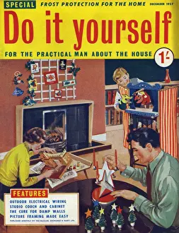 Do It Yourself 1957 1950s UK DIY do it yourself home improvement magazines improvements