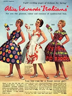Advertise Collection: 1958 1950s UK dresses alice edwards womens hats