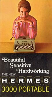 Posters Collection: 1960s, USA, Hermes Typewriters, Magazine Advert