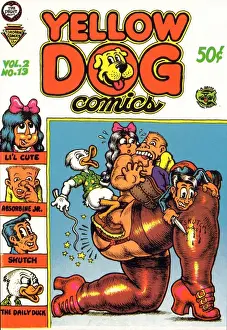 Framed Print : 1960s, USA, Yellow Dog Comics, Comic / Annual Cover Framed Print : 1960s, USA, Yellow Dog Comics, Comic / Annual Cover