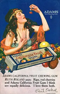 Adams California Fruit Gum 1910s USA chewing gum sweets