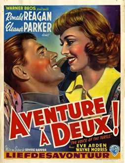 Adventure for Two, Voice Of The Turtle 1947 1940s France Ronald Reagan, Eleanor Parker Adventure for Two, Voice Of The Turtle 1947 1940s France Ronald Reagan, Eleanor Parker