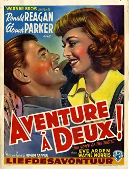 Celebrity Prints: Adventure for Two, Voice Of The Turtle 1947 1940s France Ronald Reagan, Eleanor Parker