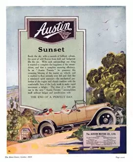 Images Dated 12th May 2006: Austin 1919 1910s UK cars