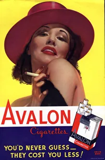 Avalon 1930s USA glamour cigarettes smoking