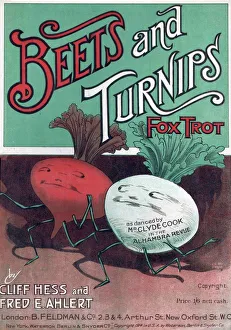 B Feldman & Co 1920s UK cc and company vegetables fox trot beetroots turnips songs