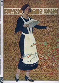 Images Dated 6th October 2008: Blanco y Negro 1925 1920s Spain cc magazines maids servants