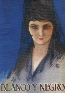 Womens Prints: Blanco y Negro 1926 1920s Spain cc portraits womens magazines