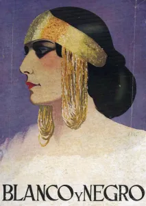Spanish Artwork Prints: Blanco y Negro 1929 1920s Spain cc portraits tiaras earrings magazines
