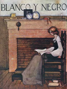 Blanco y Negro 1929 1920s Spain cc reading books woman women relaxing magazines Blanco y Negro 1929 1920s Spain cc reading books woman women relaxing magazines