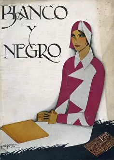 Images Dated 6th October 2008: Blanco y Negro 1930 1930s Spain art deco cc portraits womens