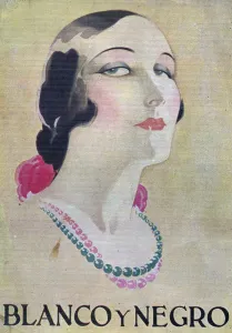 Spanish Artwork Prints: Blanco y Negro Spain cc portraits necklaces magazines
