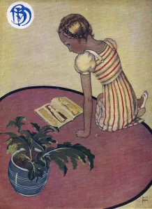 Spanish Artwork Prints: Blanco y Negro Spain cc reading girls magazines