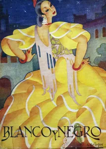 Dancers Prints: Blanco y Negro Spain cc womens dresses flamenco magazines
