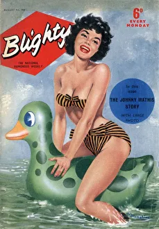 Blighty 1958 1950s UK holidays seaside bikinis rubber rings swimwear swim suits swimming