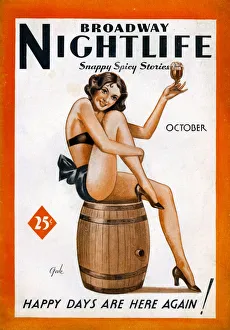 Broadway Nightlife 1933 1930s USA glamour pin-ups magazines menAs
