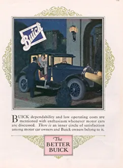 Advertising Prints: Buick 1926 1920s USA cc cars
