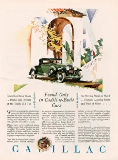 Nineteen Twenties Prints: Cadillac 1928 1920s USA cc cars