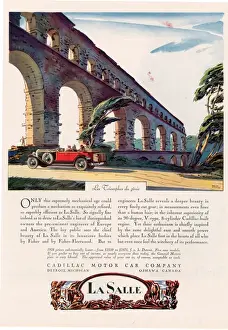Images Dated 2008: Cadillac La Salle 1928 1920s USA cc cars bridges viaducts