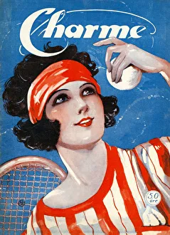 Charm 1924 1920s USA tennis magazines