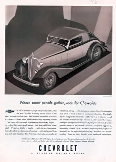 American Prints: Chevrolet 1933 1930s USA cc cars