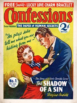 British Prints: Confessions 1938 1930s UK arguing magazines