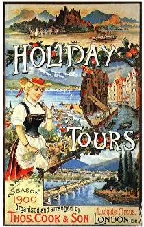 Advertisements Collection: Cooks 1890s UK holidays holiday companies tours tour operators thomas Thomas Cook