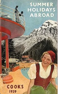 1930s Collection: Cooks Holidays Abroad 1939 1930s UK mcitnt holidays Cooks Thomas Cook travel