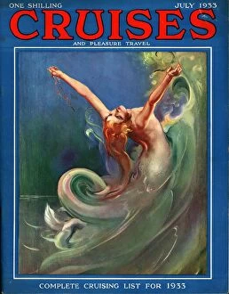 Images Dated 1st March 2006: Cruises 1930s UK mermaids magazines nautical