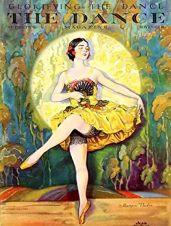Dancers Prints: The Dance 1927 1920s USA magazines can-can ballet maws cancan
