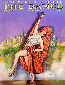 Celebrity Prints: The Dance 1928 1920s USA Trini magazines maws