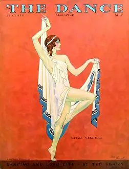 Celebrity Prints: The Dance 1929 1920s USA Nitza Vernille magazines maws