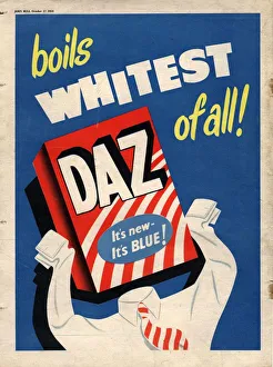 Daz 1950s UK washing powder products detergent