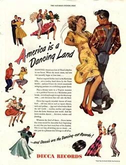Images Dated 16th February 2004: Decca Records 1940s USA dancing