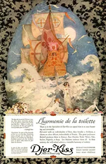 Ships Prints: Djer-Kiss, 1910s, USA
