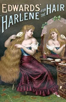 Edwards Harlene for Hair 1890s UK hair products womens