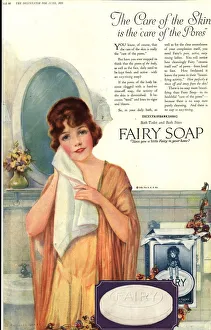 Adverti Prints: Fairy 1920 1920s USA skin care pores skincare