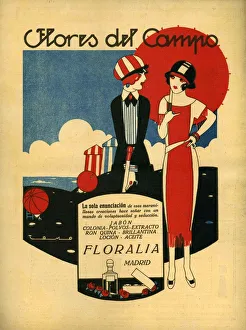 Beauty Prints: Floralia 1919 1910s Spain cc umbrellas