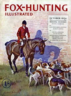 Trending: Fox-Hunting Illustrated 1934 1930s UK fox hunting cruel sports magazines