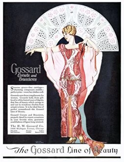 Images Dated 4th March 2005: Gossard 1920s USA womens corsets underwear girdles bras