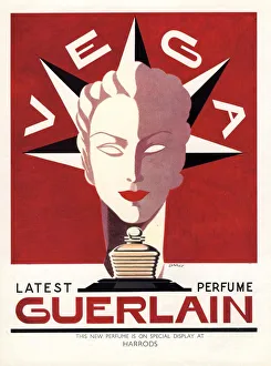 Guerlain 1940s UK guerlain vega art deco womens
