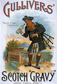 Gullivers 1899 1890s UK whisky alcohol whiskey advert Gullivers Scotch Scottish