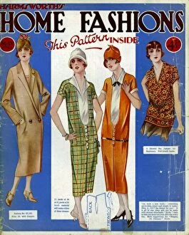 Images Dated 3rd March 2006: Harmsworths Home Fashion 1925 1920s UK womens magazines