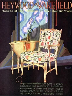 Images Dated 2005: Heywood Wakefield 1920s USA furniture interiors