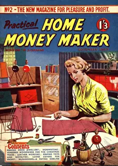 Home Money Maker 1950s UK get rich quick schemes working at home lamps lampshades