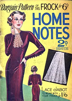 Home Notes 1940s UK women at war womens dresses dressmaking magazines