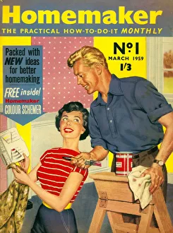 Homemaker 1959 1950s UK first issue DIY decorating